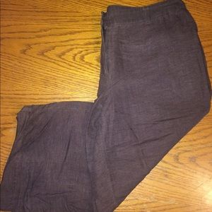 Van Heusen Studio Brown Capris size 12